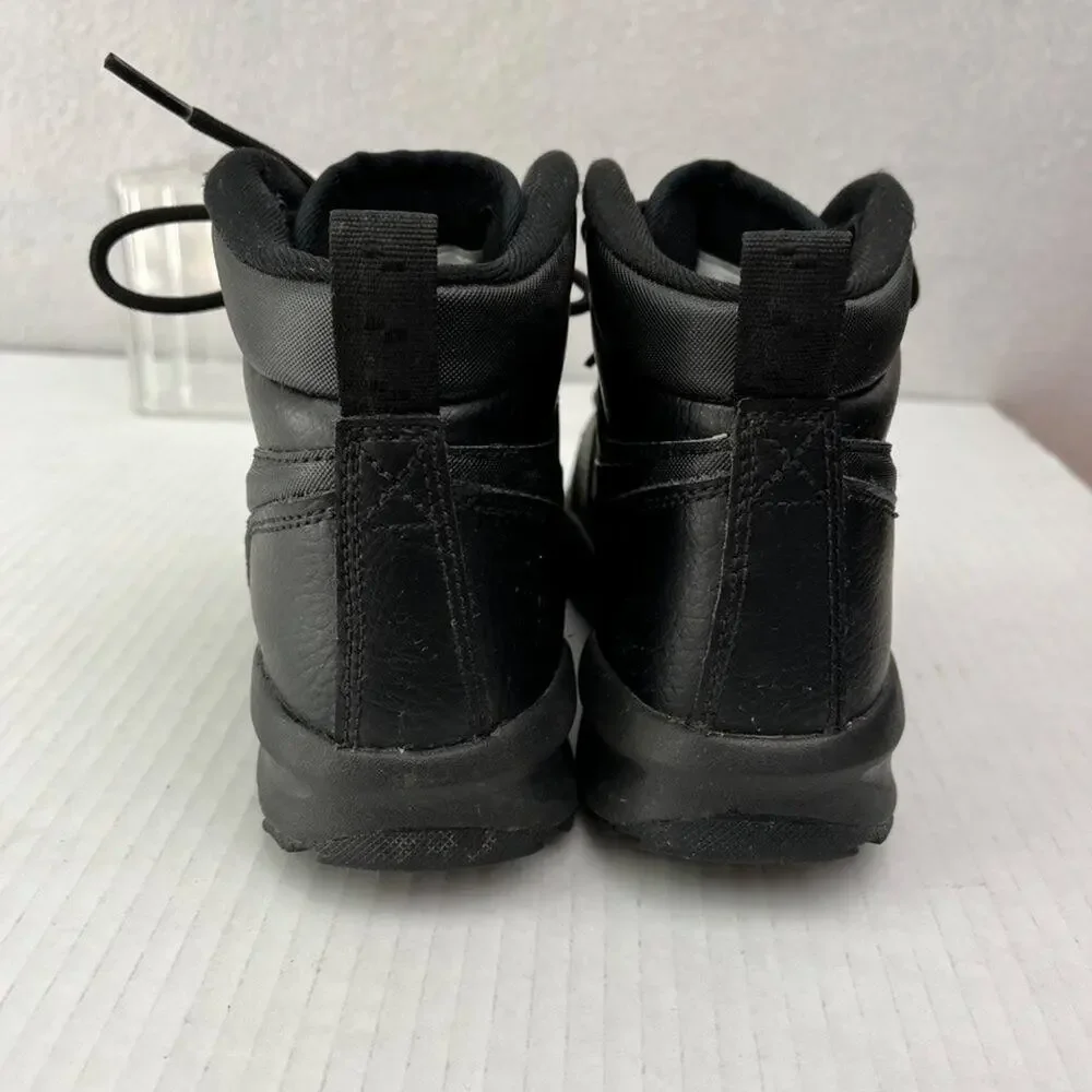 NIKE Shoes Boots Kids US 1Y Black Lace Up High Top Manoa LTR BQ5373-001